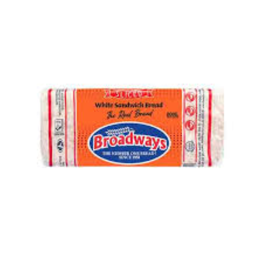 BROADWAYS WHITE SLICED 800G
